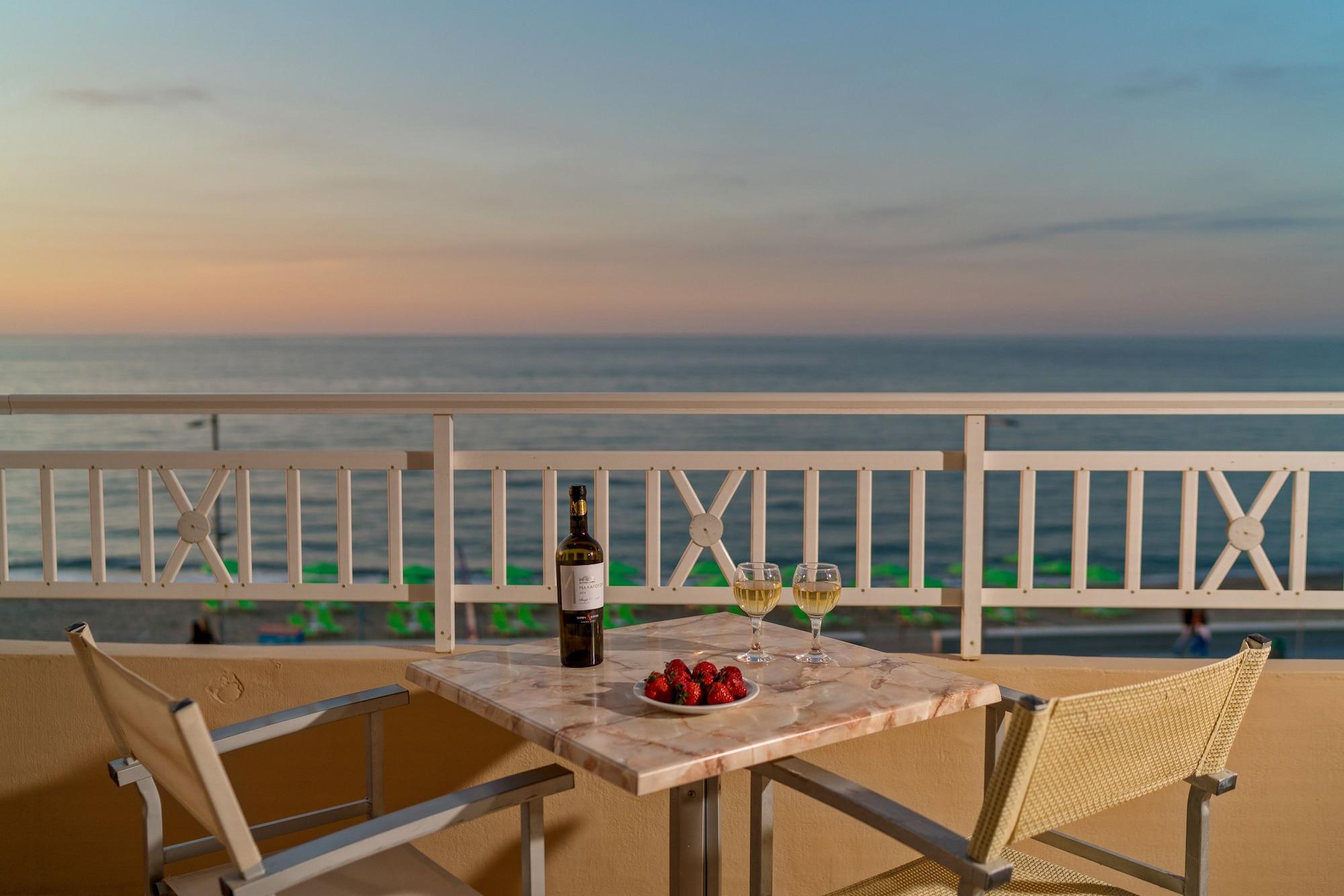 Batis Beach Hotel Rethymno Exterior foto