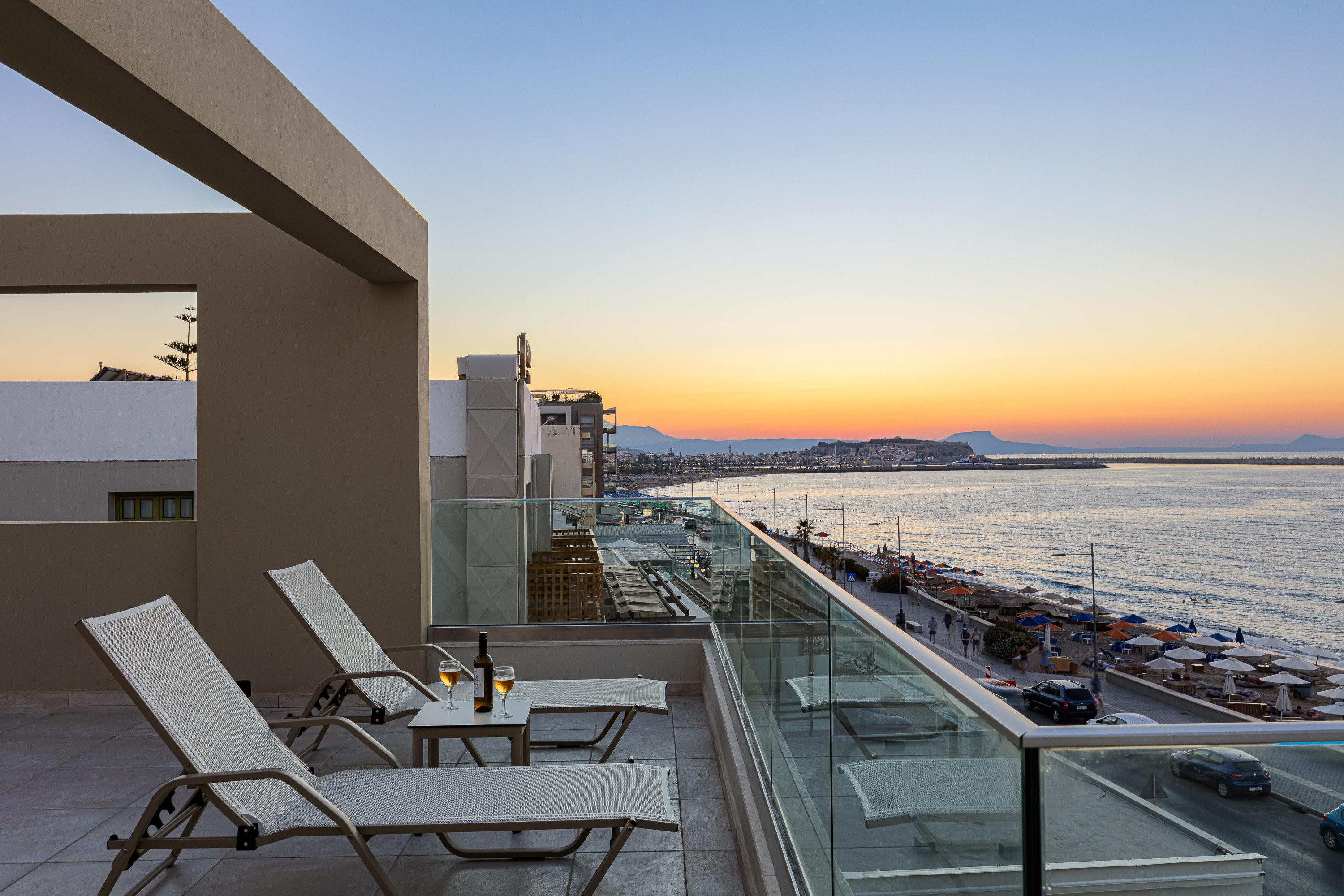Batis Beach Hotel Rethymno Exterior foto