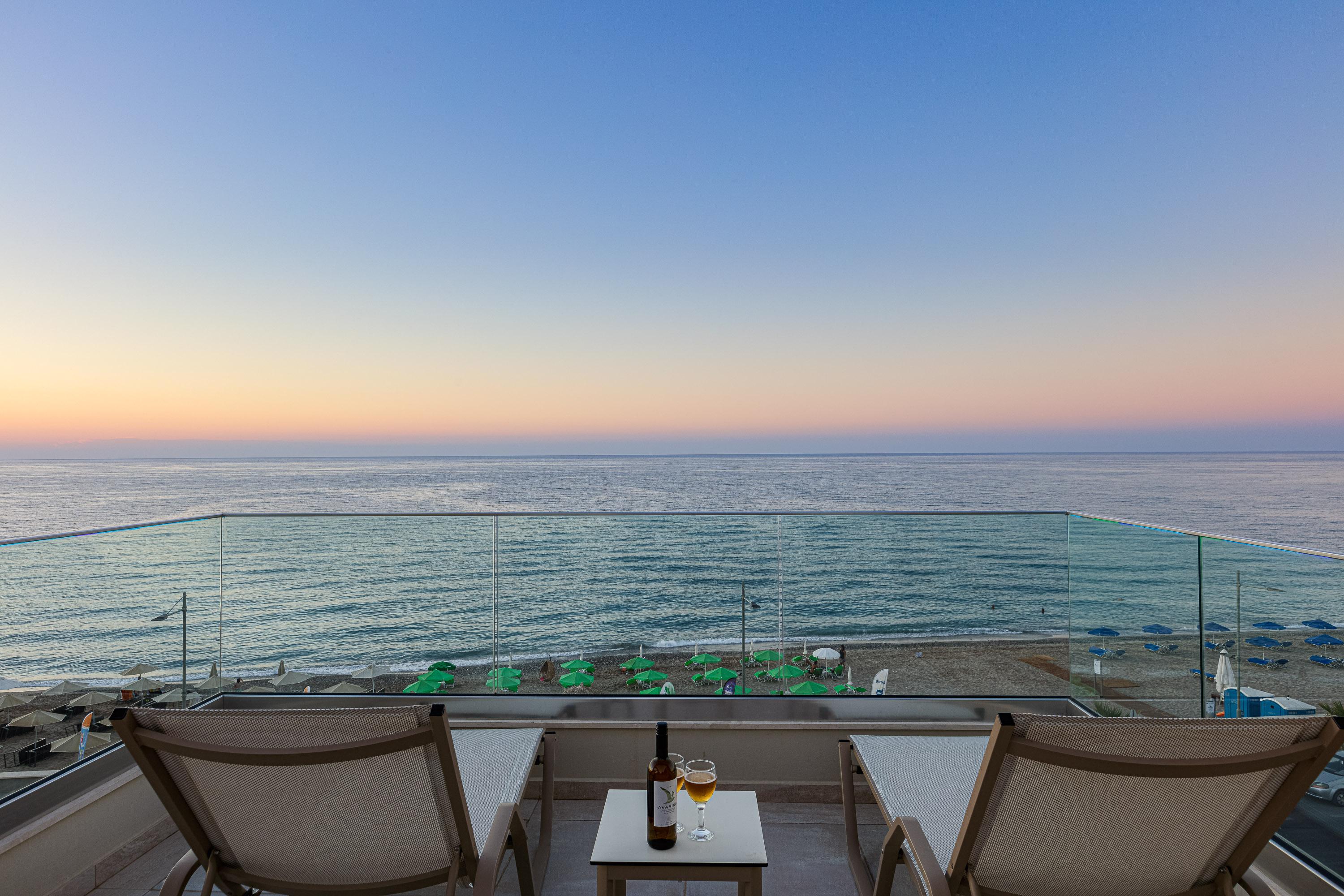 Batis Beach Hotel Rethymno Exterior foto