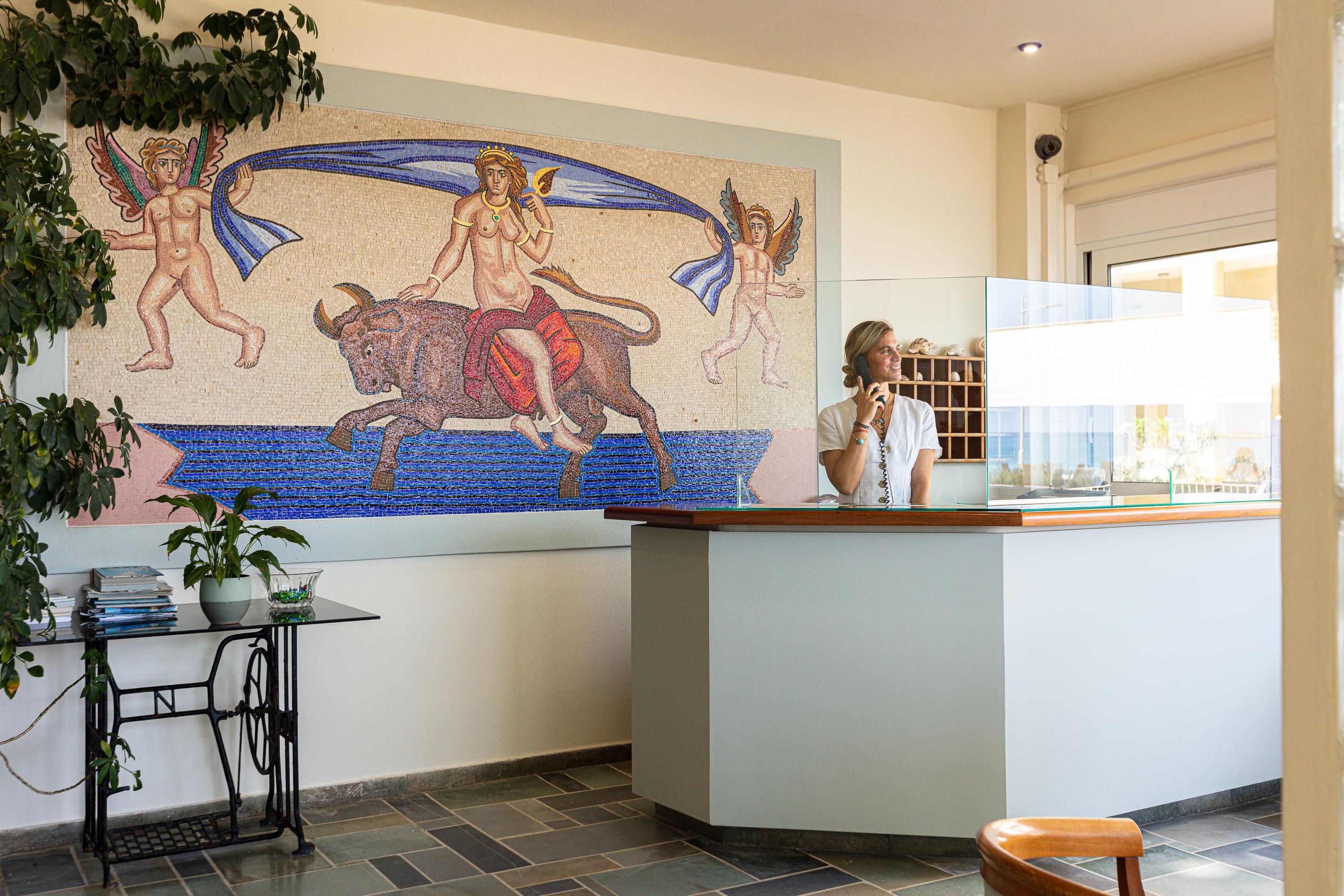 Batis Beach Hotel Rethymno Exterior foto