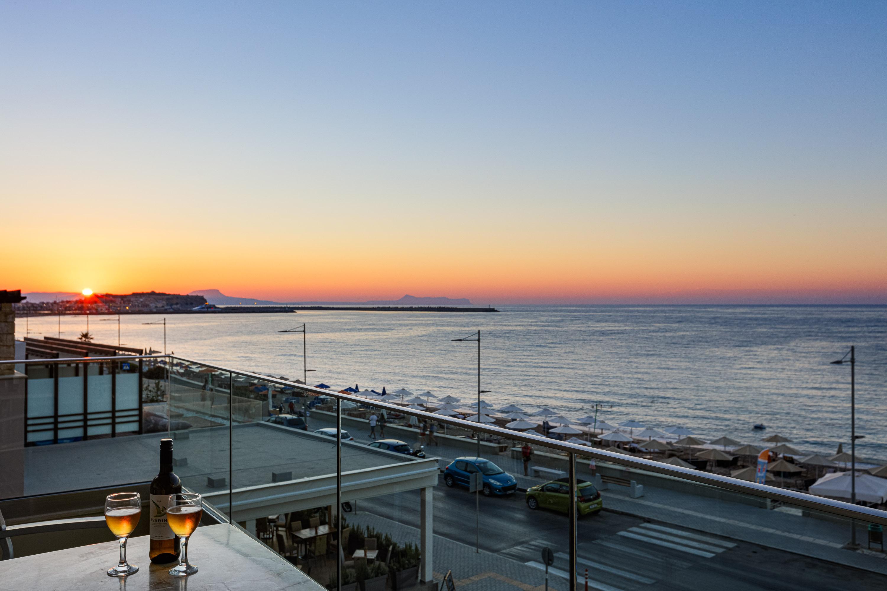 Batis Beach Hotel Rethymno Exterior foto
