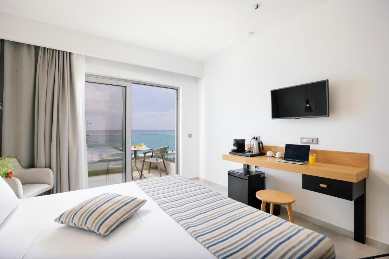 Batis Beach Hotel Rethymno Exterior foto